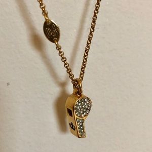 Juicy Courure Rhinestone Whistle Necklace